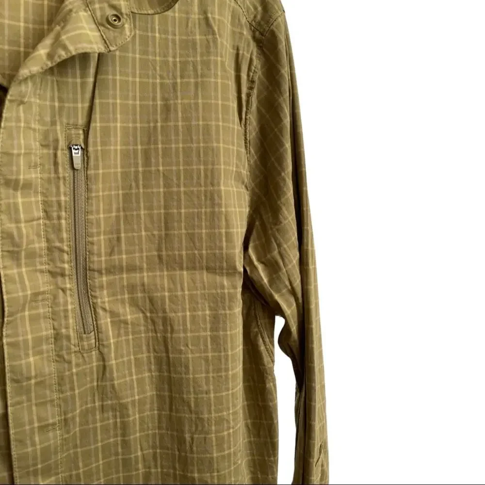 DULUTH UNTUCKED Alaskan Hardgear men's hiking shirt green plaid size MEDIUM - Picture 4 of 10